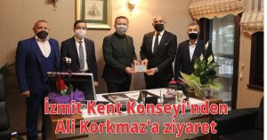 İzmit Kent Konseyi'nden Ali Korkmaz'a ziyaret