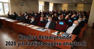 Kandıra Belediyesinde 2020 yılı faaliyet raporu onaylandı