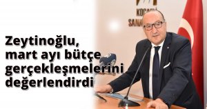 Zeytinoğlu mart ayı bütçe gerçekleşmelerini değerlendirdi