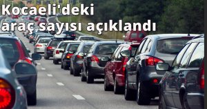 Kocaeli'deki araç sayısı açıklandı
