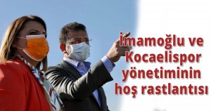 İmamoğlu ve Kocaelispor yönetiminin hoş rastlantısı