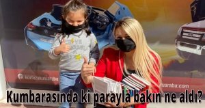 Kumbarasında ki parayla bakın ne aldı?
