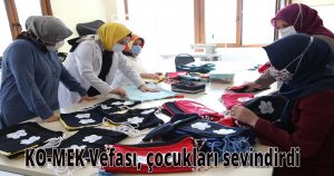 KO-MEK Vefası, çocukları sevindirdi