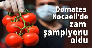 Domates Kocaeli'de zam şampiyonu oldu