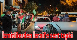 İzmitlilerden İsrail’e sert tepki