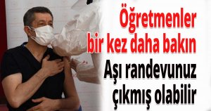 Öğretmenler bir kez daha bakın