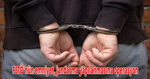 FETÖ'nün emniyet, jandarma yapılanmasına operasyon