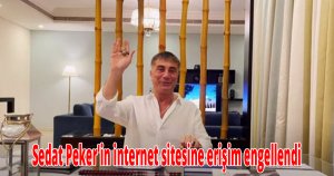 Sedat Peker'in internet sitesine erişim engellendi