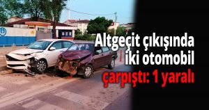 Altgeçide hızlı girince kazayı beraberinde getirdi