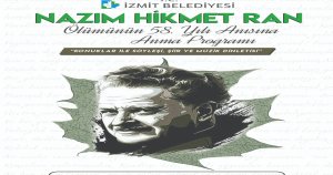 İzmit Belediyesi Nazım Hikmet’i anacak