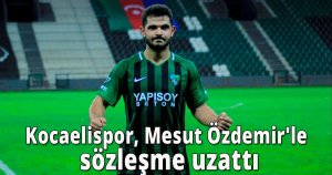 Kocaelispor, Mesut Özdemir'le sözleşme uzattı