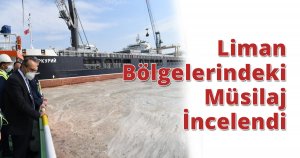 Liman Bölgelerindeki Müsilaj İncelendi