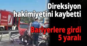 Direksiyon hakimiyetini kaybetti