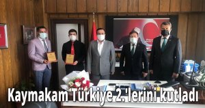 Kaymakam Türkiye 2.'lerini kutladı