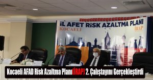 Kocaeli AFAD Risk Azaltma Planı(İRAP) 2. Çalıştayını Gerçekleştirdi
