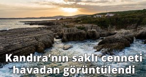  Kandıra’nın saklı cenneti havadan görüntülendi