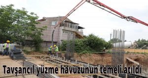 Tavşancıl yüzme havuzunun temeli atıldı