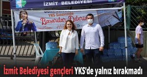 İzmit Belediyesi gençleri YKS’de yalnız bırakmadı