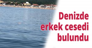 Denizde erkek cesedi bulundu 