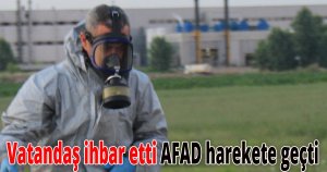 Boş arazide bulunan kutular AFAD ekiplerini harekete geçirdi