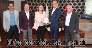 Hürriyet, İpsala Belediye Başkanı’nı ağırladı