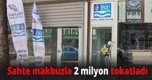 Fatura ödeme noktasında sahte makbuz verip yüzlerce kişiyi dolandırdılar