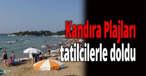 Kandıra Plajları tatilcilerle doldu
