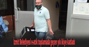 İzmit Belediyesi e-atık toplamada geçen yılı ikiye katladı