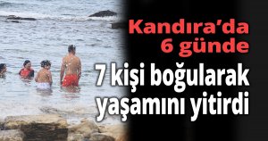 Kandıra’da 6 günde 7 kişi boğularak yaşamını yitirdi