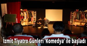 İzmit Tiyatro Günleri ‘Komedya’ ile başladı