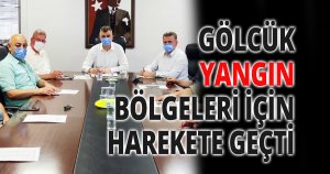 GÖLCÜK YANGIN BÖLGELERİ İÇİN HAREKETE GEÇTİ