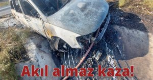  Akıl almaz kaza!