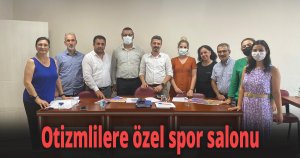Otizmlilere özel spor salonu
