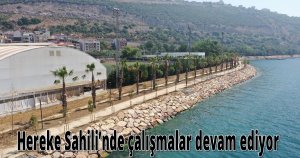 Hereke Sahili’nde çalışmalar devam ediyor