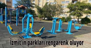 İzmit’in parkları rengarenk oluyor