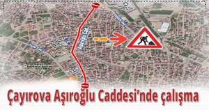 Çayırova Aşıroğlu Caddesi’nde çalışma