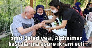 İzmit Belediyesi, Alzheimer hastalarına aşure ikram etti