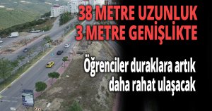 Öğrenciler duraklara artık daha rahat ulaşacak