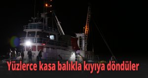 4.5 ayın ardından ağlar yeniden balık doldu