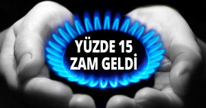 Doğalgaza zam geldi