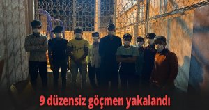 Kocaeli’de 9 düzensiz göçmen yakalandı