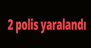 2 polis yaralandı