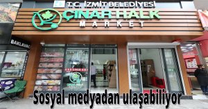 İzmitliler, Çınar Halk Market’e sosyal medyadan ulaşabiliyor