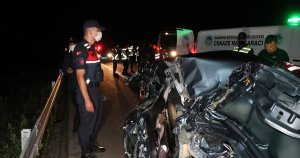 Kuzey Marmara Otoyolu'nda feci kaza: