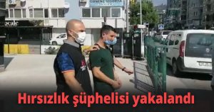 Hırsızlık şüphelisi yakalandı