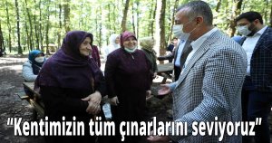 Başkan Büyükakın'Kentimizin tüm çınarlarını seviyoruz'