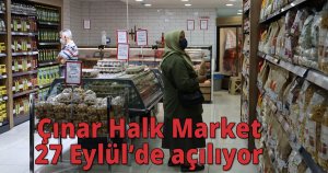  Çınar Halk Market 27 Eylül’de açılıyor