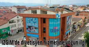 İZGİM’de diyetisyen hizmetine yoğun ilgi