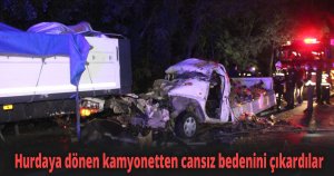 Arıza yapan tıra arkadan çarptı