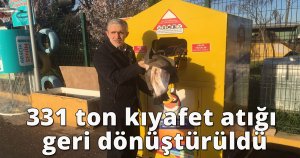 331 ton kıyafet atığı geri dönüştürüldü